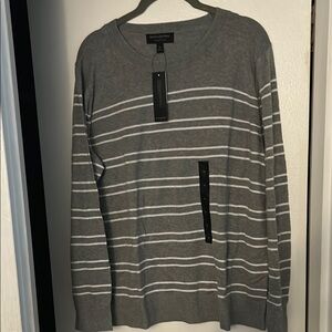 Banana Republic Factory Heather Gray Crew Neck Forever Sweater XL NWT